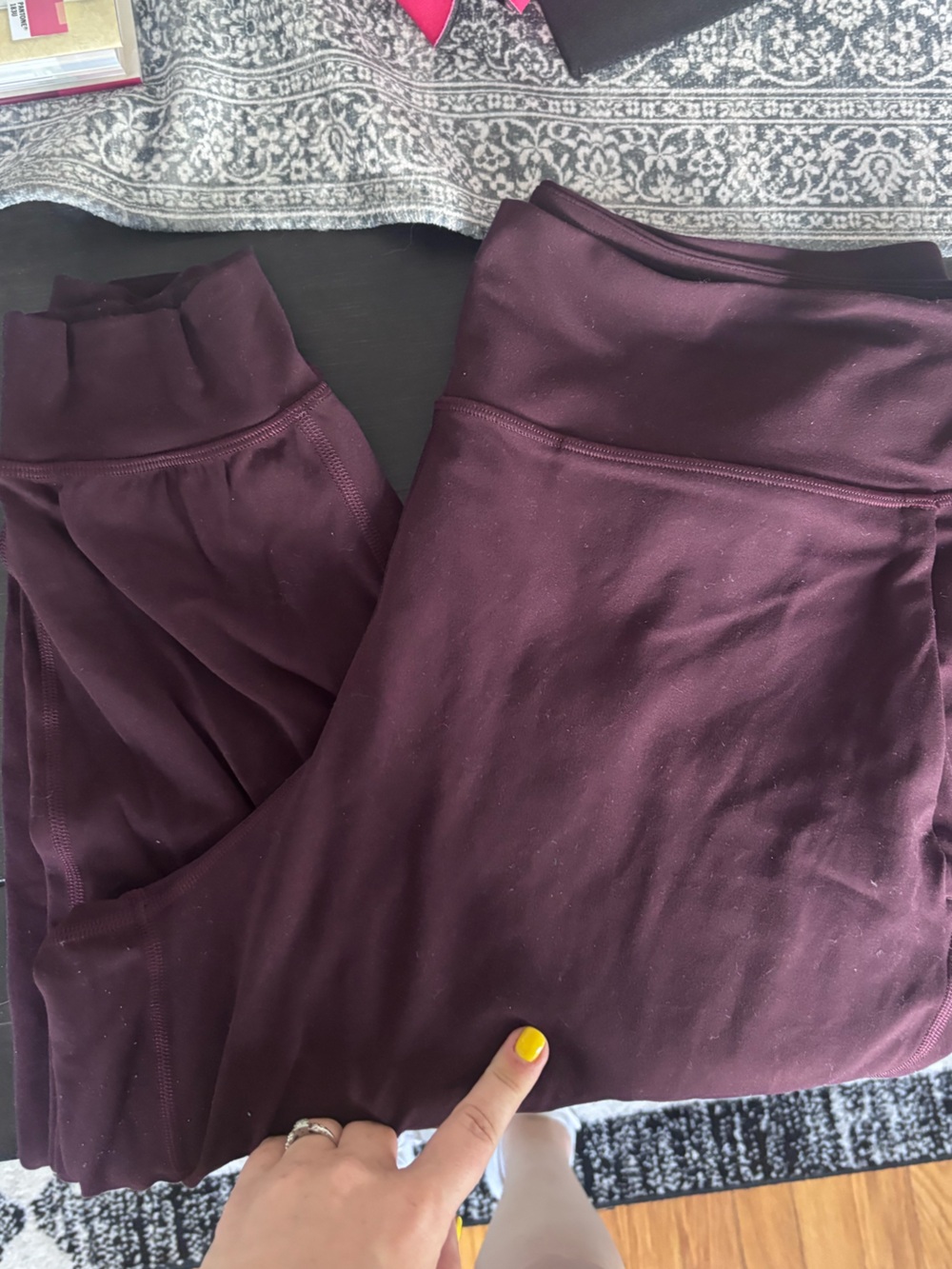 lululemon athletica Align joggers in Black Plum